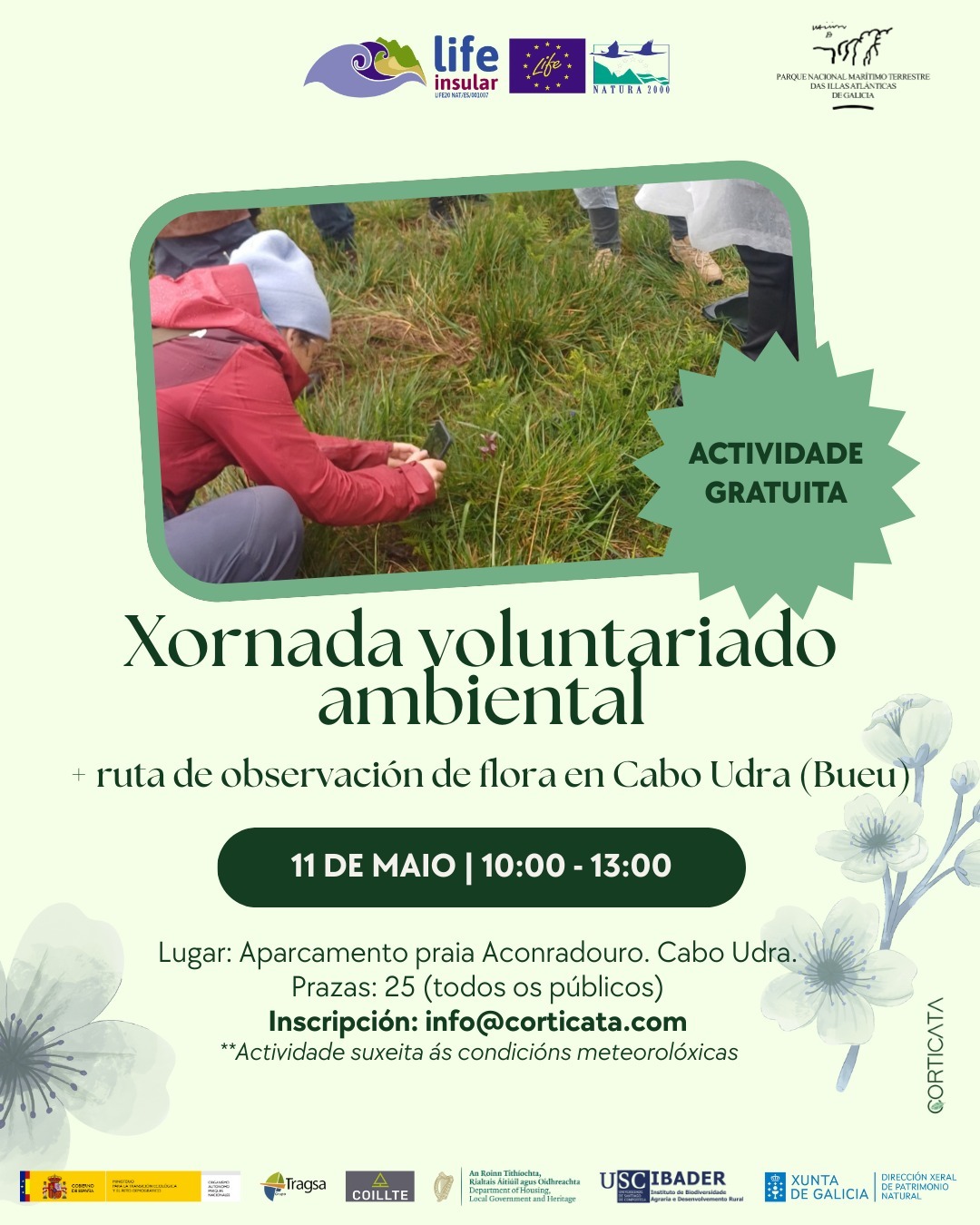 2025/05/11: LIFE INSULAR organizes a flora observation day at Cabo Udra
