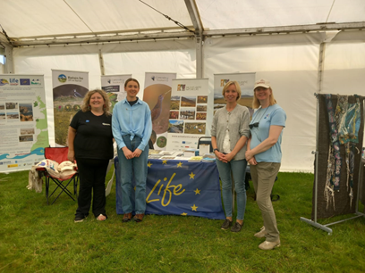 2025/08/19: Proyectos Life en la Feria Agrícola de Clonmany (Donegal, Irlanda)