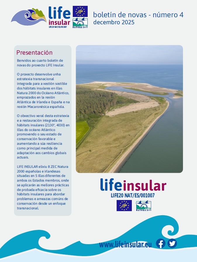 2025/02/19: Publicado o cuarto boletín do LIFE INSULAR