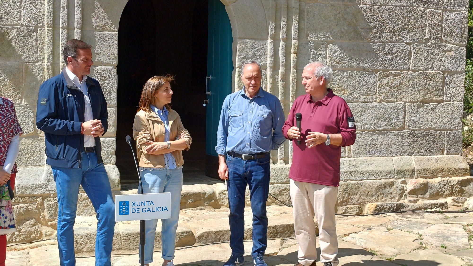 2025/04/11: Visita da Conselleira de Medio Ambiente á Illa de Cortegada (Galicia) para visitar os ambientes insulares