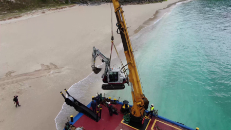 2026/03/26: Desembarco en la Isla de San Martiño: Trabajo, valor y esfuerzo