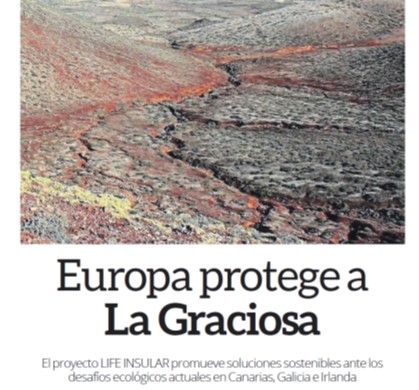 2025/12/10: La Provincia, the newspaper of Las Palmas de Gran Canaria, publishes a promotional supplement today about LIFE INSULAR project.