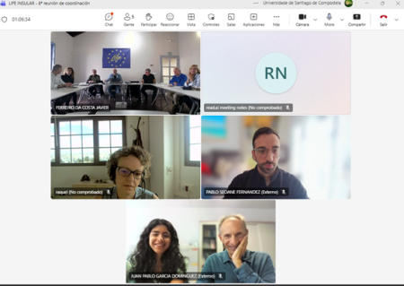 2025/11/28: Celebrada a oitava reunión de coordinación de LIFE INSULAR